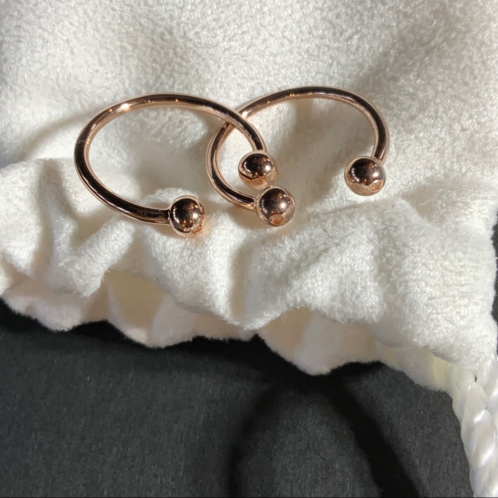 LA SOULA rose gold diamond rings